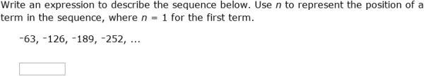 IXL - Write variable expressions for arithmetic sequences (Secondary 3 ...