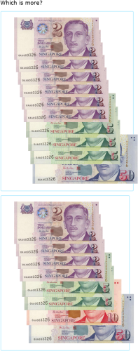 IXL - Compare money amounts (Primary 1 maths practice)