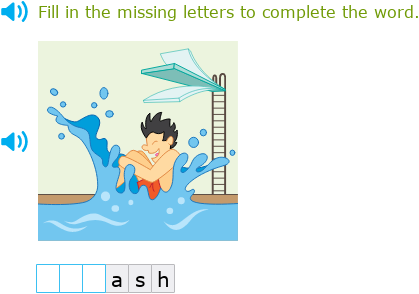 IXL - Complete the word with a three-letter consonant blend (Primary 2