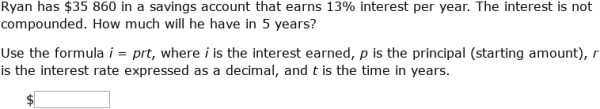 IXL - Simple interest (Primary 5 maths practice)