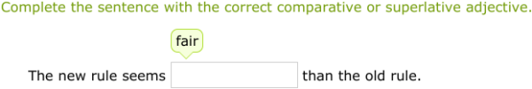 IXL - Spell adjectives that compare (Primary 3 English language practice)