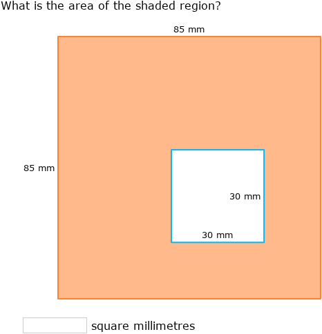 IXL - Area between two rectangles (Primary 6 maths practice)