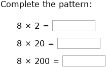 IXL - Multiplication patterns over increasing place values (Primary 3 ...