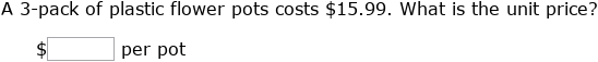 IXL - Unit prices (Primary 6 maths practice)