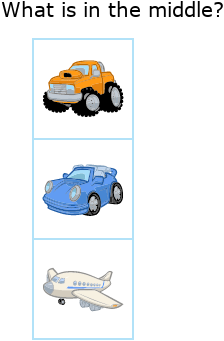 IXL - Top, middle and bottom (Kindergarten 1 maths practice)