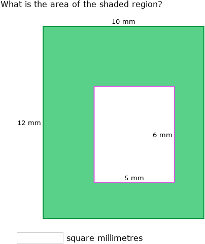 IXL - Find the area between two rectangles (Primary 4 maths practice)