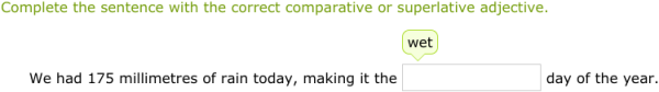 IXL - Spell adjectives that compare (Primary 4 English language practice)
